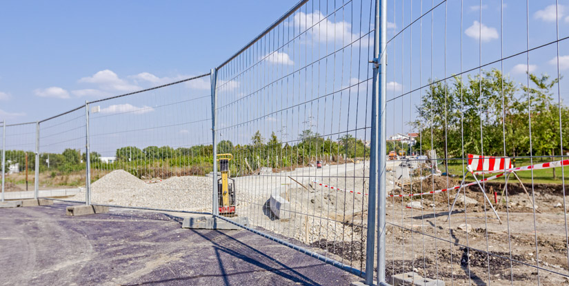 barrière de chantier