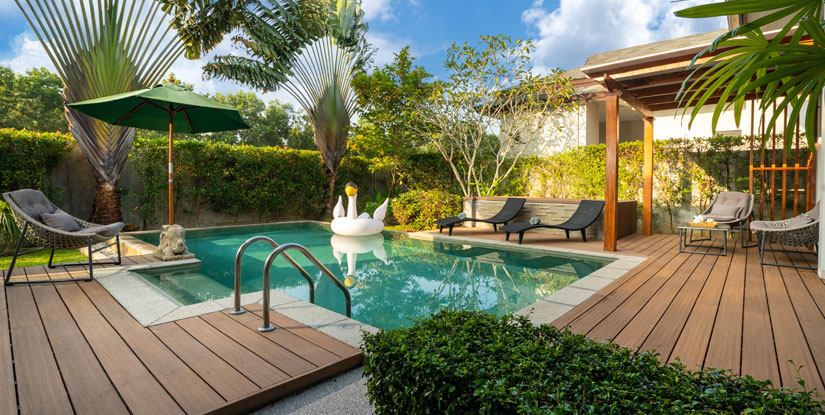 Terrasse ou un jardin