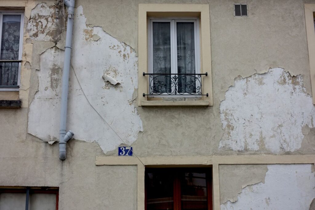 fissures sur façade