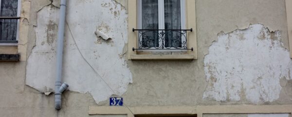 fissures sur façade