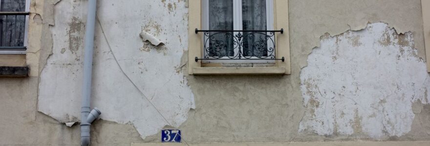 fissures sur façade